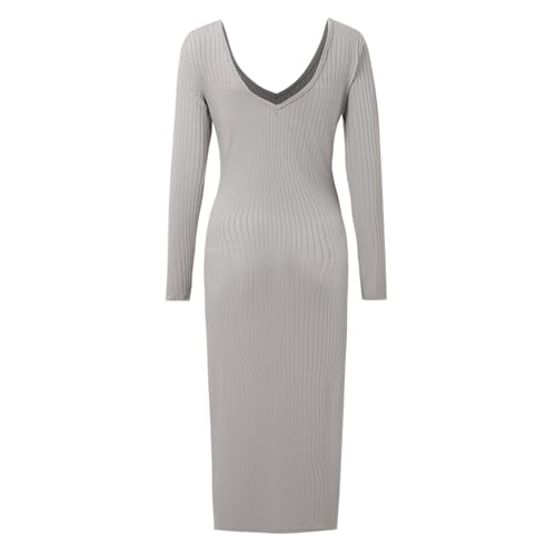 Robe pull de maternité extensible contre le froid et les tiraillements de grossesse