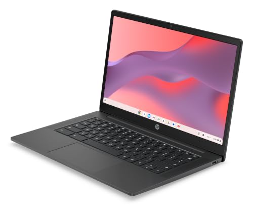 Image of HP Chromebook 14a-nm0099nr, ChromeOS, 14 inch, MediaTek 4GB RAM, 64GB eMMC, HD