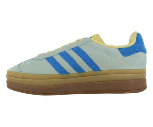 adidas Gazelle Bold Womens Shoes Size 7.5, Color: Grey/Blue/Yellow-Grey4