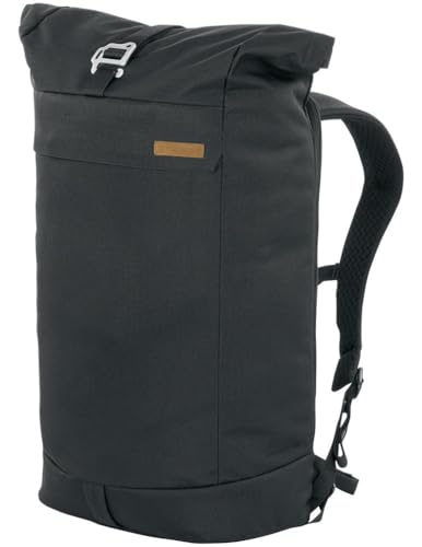 Ferrino connect 22 75264QCC schwarz Rucksack ideal für Reisen und Alltag mit Verschluss oben 22, Schwarz , 22