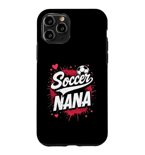 Proud Soccer Nana Funny Grandma Lover Heart Player �t�@�� �X�}�z�P�[�X iPhone 11 Pro �p
