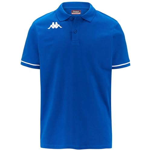 Polo azul de algodón de manga corta para hombre KAPPA modelo BARLI