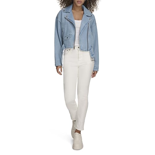 Levi's Women's Cropped Denim Moto2