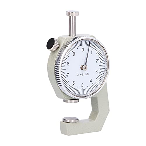 Medidor de Grosor de Dial, Probador Portátil de Grosor, Medidor de Cabeza Plana Puntiaguda de Metal para Papel, Tubería y Tablero con Precisión miniatura 7