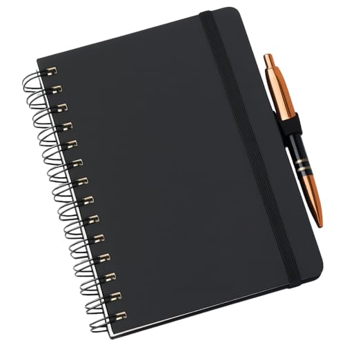 Caderneta Anotações Estilo Wire-o Pautada ou Sem Pauta Caderno Es...