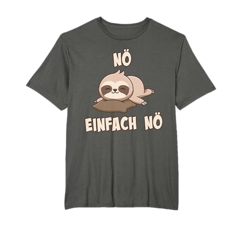 Süßes NÖ Faultier Kinder Spruch T-Shirt T-Shirt