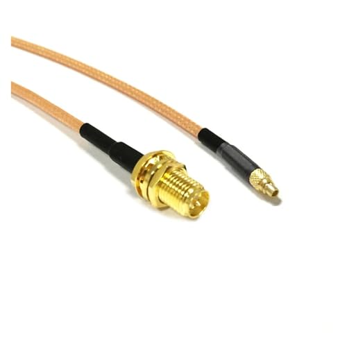 Câble MMCX mâle droit vers connecteur femelle RP-SMA à écrou RG316 de 20cm