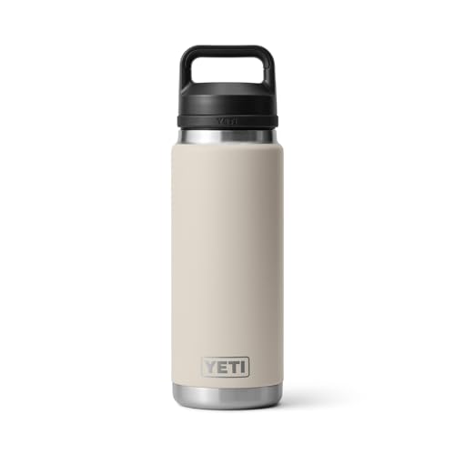 Image of YETI Rambler 26 oz Bottle, Leakproof, Vacuum Insulated, Stainless Steel with Chug Cap, Cape Taupe