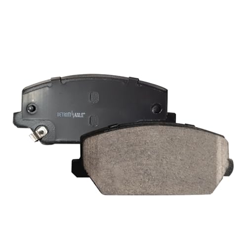 Image of Detroit Axle - Front Brake Pads for Hyundai 22-23 Elantra N Kona N 19-22 Veloster N, 2022 Replacement Ceramic Brake Pads with Hardware