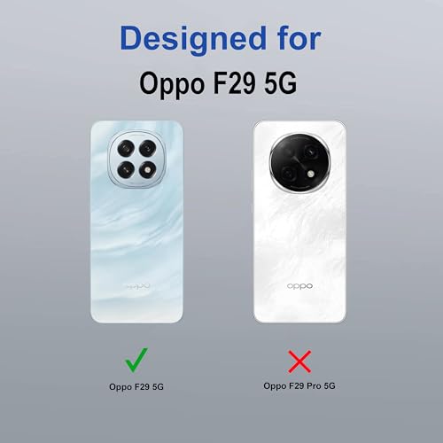 Image of Zapcase Back Case Cover for Oppo F29 5G | Compatible for Oppo F29 5G Back Cover | Case Cover with Camera Protection | (TPU + PC | Transparent)