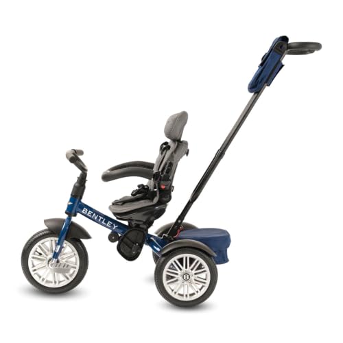 Image of Bentley 6-in-1 Stroller & Toddler Bike Trike with Canopy, Sequin Blue