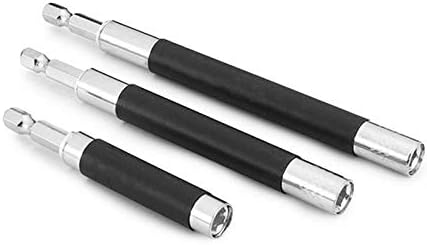 3pcs 1/4 Inch Hex Magnetic 80/120/140mm Screwdriver Bit Holder Socket Extension Bar