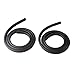 QAQA Nouveau-2 PCS Fender Flee Flare Extension DE Voiture DE Voyage DE LA ROUCE Protecteur À LA Lieu DE LA Lip Arch DE TRANCHEUR Arch Décoratif (Color : Black)