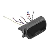 Display LED per cruscotto Ninebot E2 Pro Scooter elettrico, in ABS, leggibile dalla luce solare, monitoraggio della velocità, batteria, chilometraggio, con display del codice di errore, pannello nero