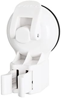 FECA FE-T3004 Drilling Push and Lock Vacumn Suction Cup Utility Tool Mop & Broom Holder, White