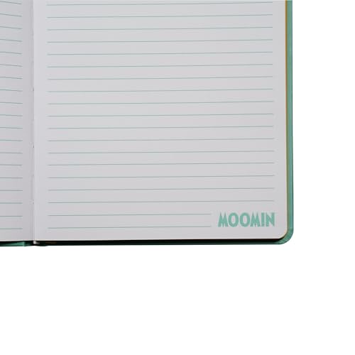 Moomin A6 Composition Notebook Half Moon Bay libreta pequeña verde azulado 3