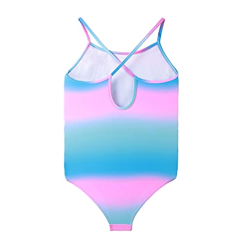 Gifts Treat Girls One Piece Swimsuit Hawaiian Beach Bathing Suit Swimming Costume for Girls Age 4-12 Years2