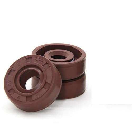 Joint d'étanchéité anti fuite d'huile FKM 10x20x7 double lèvre pour moteur