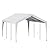 Carport 12x20 Heavy Duty Portable Garage,Galvanized Frame Carport Canopy,Portable Garages and Shelters with 8 Leg&4 Wind Rope,Car Tent Garage with All-Season Tarp for Boat Truck,Without Sidewall