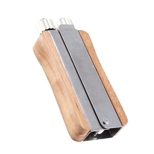 Healifty Serrisseur de Ruche pour Resserrer le Nid D'apiculture en Acier Inoxydable Poignée Bois Argenté , Accessoire Apicole Pratique et Sécurisé
