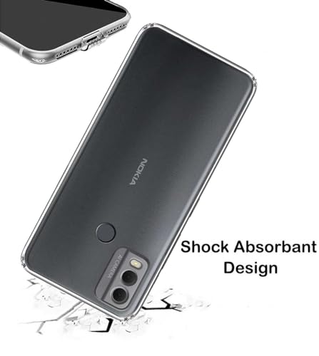 Image of Soft Silicone TPU Back Cover Compatible with Nokia C22
