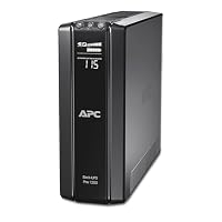 APC Back UPS PRO USV 1200VA Leistung - BR1200G-GR - inkl. 150.000 Euro Geräteschutzversicherung (6-Schuko Ausgänge, Stromsparfunktion, Multifunktionsdisplay), Tower – Ansicht 7