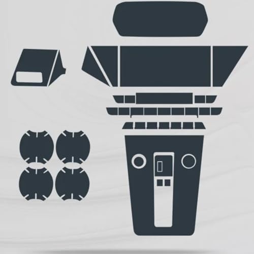Film protection TPU pour console Audi A3 8Y 2021 pour éviter rayures et traces de doigts