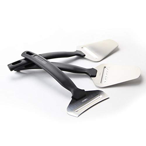 LINDEN SWEDEN 3-Piece Cheese Plane Set – Shreds Perfectly Every Time - Comfortable Hand-Held Design - Stainless Steel Blade, Dishwasher-Safe - Made in Sweden