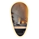 💡 Le miroir est disponible avec trois couleurs de lumière LED : blanc chaud (3000K), blanc neutre (4000K) et blanc froid (6000K). Choisissez la variante qui correspond à l’éclairage de la pièce avec le miroir ou réfléchissez à l’ambiance que vous souhaitez créer.