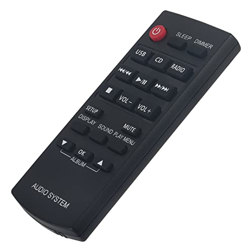 VINABTY N2QAYC000060 Replacement Remote Control Compatible with Panasonic Hi-Fi FM Micro Audio System SC-HC17EB-K SC-HC17EG-K SC-HC17PU-K SCHC17 SCHC17EBK SC-HC17EC-K SC-HC17EE-K SC-HC17EB SA-HC17EB-K - Image 3