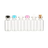 JECOMPRIS 50 Pezzi Mini Bottiglia dei Desideri in Vetro 1,5ml