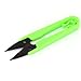 Aexit U Shaped Hand Tools Green Grip Fishing Line Cord Cutter Sewing Shears & Scissors Tailor Scissors