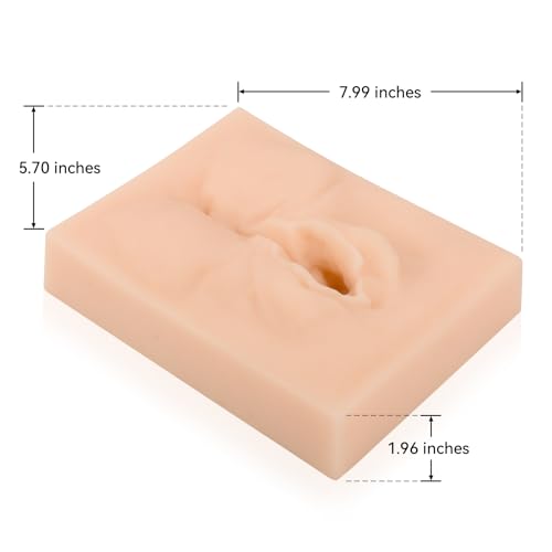 Medarchitect Female Vulva Incision Perineal Suture Practice Model (Midline) Laceration/Episiotomy Suture Simulator Practice for Gynecology Teaching to Medical Student, Doctor Training