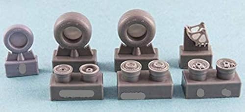 Jeu de roues en résine 1/48 Su-25 Soviétique Reskit RS48-0037