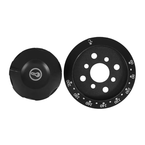 Alasum Perilla para Estufa y Horno Cubierta Protectora de Control de Temperatura Botón Ergonómico de Plástico Duradero Preciso para Placa de Inducción y Freidora Compatible con Varios