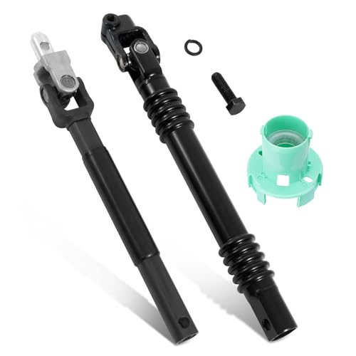 YEHERIT Upper & Lower Intermediate Steering Shaft Column Compatible with Cadillac Escalade GMC Sierra Yukon Chevy Silverado Avalanche Suburban 1999-2006 4WD Only Replaces# 25958109 19329330