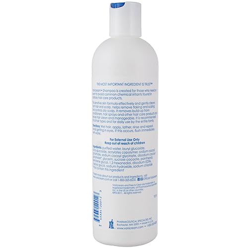 Vanicream Shampoo for Sensitive Skin, Dermatologist Tested, Free of Dyes, Fragrance, Parabens and Formaldehyde Releasers, Sulfate-Free, 12 fl oz (Pack of 5) image 4