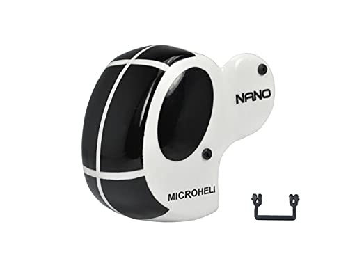 MICROHELI Airbrush Fiberglass Dragonfly Canopy (BW) - Blade Nano CPX / S2 / S3
