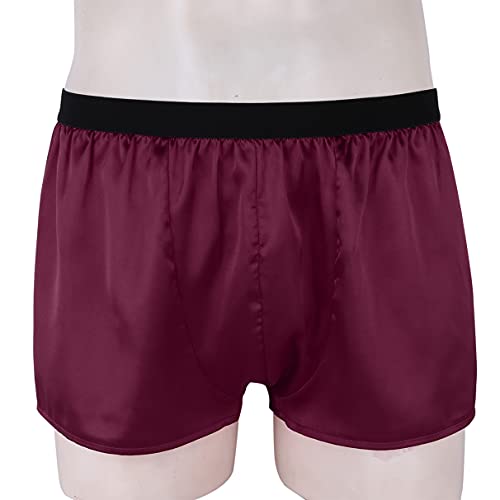 Moily Men's Silky Boxers Shorts Summer Holiday Loose Panties Sports Shorts Beachwear4