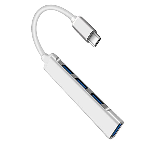 Nsdsb USB C Hub USB 3.0 tipo C 4 adaptador multi Otg del divisor del puerto para Lenovosilver Cover