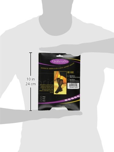 Image of GABRIALLA Microfiber Graduated Compression Knee High Stockings (25-35 mmHg) H-304 2 Pack