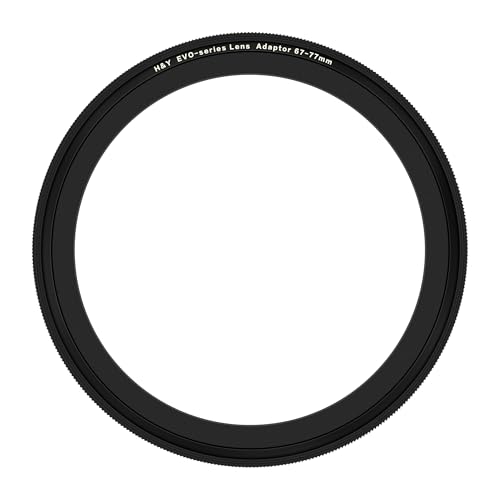 H&Y Magnetic Step Up Filter Ring 67 to 77mm, Ultra-Slim Aluminum Lens Filter Stepping Ring for Adapting 67mm Lens to an 77mm Filters, EVO Series