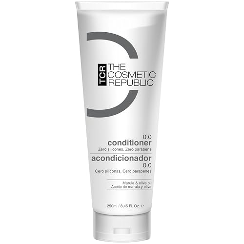 THE COSMETIC REPUBLIC - Acondicionador Pelo de Aceite de Aguacate, Aceite de Oliva, Keratina y Coco - Acondicionador Hidratante y Suavizante Pelo sin Sulfatos, Parabenos, Siliconas ni Sales (250 ml)