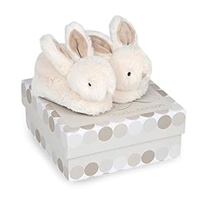 Doudou et Compagnie DC1310 Bruine Lapin Bonbon Botties met Rammelaar (0-6 Maanden)