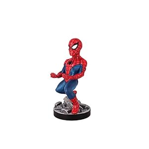 Exquisite Gaming: Marvel: The Amazing Spider-Man – Original Mobile Phone & Gaming Controller Holder, Device Stand, Cable Guys, Licensed Figure 8 Inch