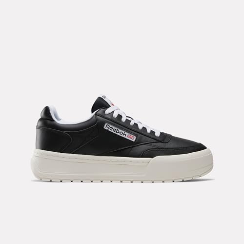 Reebok Unisex Club C Megacourt Tennisschuhe, Schwarz, Kreide, Weiß, 42.5 EU – Ansicht 5