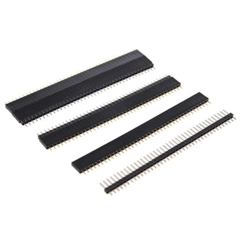 image for VKLSVAN Pin Header Strip 40 Pin 2.54mm 10PCS Female & Male Straight Si