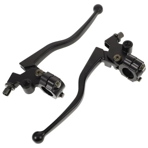 ANDRESLAD Juego de Manetas de Freno y Embrague para Motocicleta Soporte de Manillar Izquierdo y Derecho Fxd125 Gl125 Accesorio de Repuesto Resistente Compatible Motos Instalación