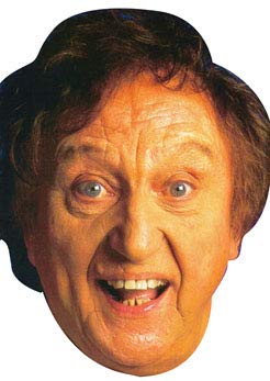 FoxyPrinting Ken Dodd Celebrity Cardboard Party Face Mask Fancy Dress