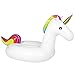 Produktbild Megastyl Unicorn Einhorn Luftmatratze Aufblasbares Pool Floß Schwebebett für Sommer Strand 275x140x120 cm